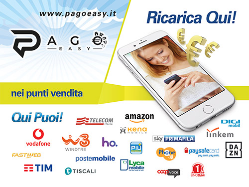 Adesivo 'Ricarica qui!'