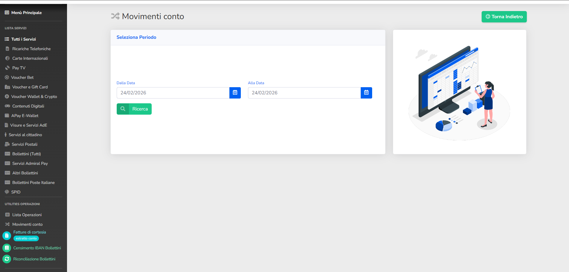 Dashboard Web Pagoeasy